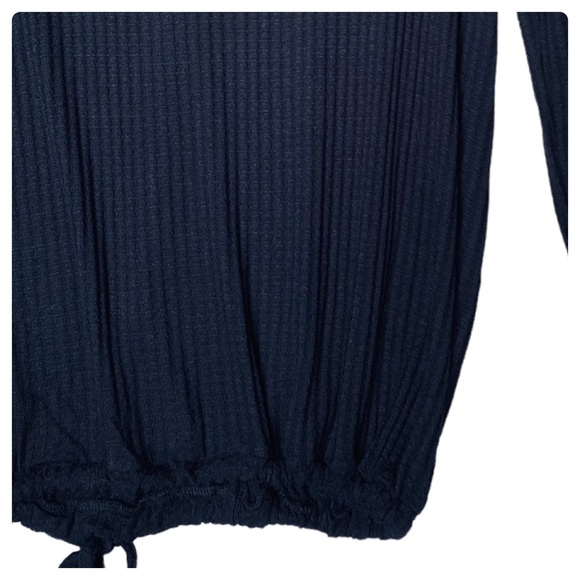 CHASER - LONG SLEEVE 1/4 BUTTON HENLEY DRAWSTRING WAIST TEE - M - NWT - Picture 6 of 14